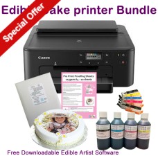 Edible A4 Printer Bundle, TS705a with Cartridge and Paper Options.