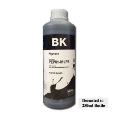 250ml of InkTec K3 Wide Format Ink Photo Black. 250ml of InkTec K3 Wide Format Ink Photo Black.