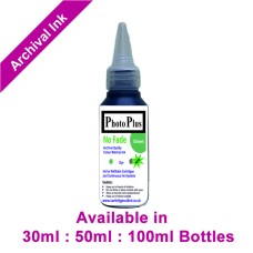 PhotoPlus Green Archival Dye Ink Compatible with Canon printers - 30ml, 50ml & 100ml