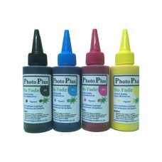 400ml, 4 Colour Set of PhotoPlus Archival Pigment Ink for Epson 4 Clr Printers.