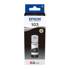 Epson 103 Black Bottle of Dye Ink - 65ml. Epson 103 Black Bottle of Dye Ink - 65ml.