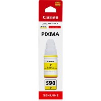 Canon GI-590Y Yellow Bottle of Original Dye Ink - 70ml.