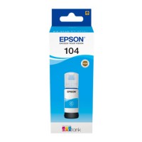 Epson 104 Cyan Bottle of Dye Ink - 65ml.