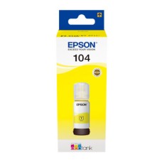 Epson 104 Yellow Bottle of Dye Ink - 65ml. Epson 104 Yellow Bottle of Dye Ink - 65ml.