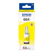 EP-664 Yellow Dye Genuine OEM Epson Bottle of Ink. EP-664 Yellow Dye Genuine OEM Epson Bottle of Ink.