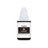 Canon GI-490BK Black Bottle of Original Pigment Ink - 135ml.