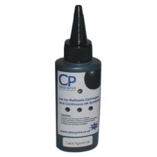 100ml of CleanPrint Universal Pigment Black Ink for Canon Printers.