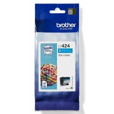 Genuine Standard Capacity Brother LC424 Cyan Ink Cartridge. Genuine Standard Capacity Brother LC424 Cyan Ink Cartridge.