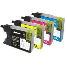 Compatible Cartridge Set for Brother LC1240 Cartridge Set - CMYK.