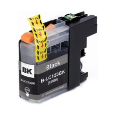 Black Compatible Ink Cartridge to replace a Brother LC123 Ink Cartridge. Black Compatible Ink Cartridge to replace a Brother LC123 Ink Cartridge.