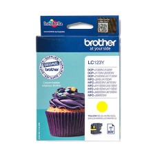 Genuine Cartridge for Brother LC123 Yellow Ink Cartridge.