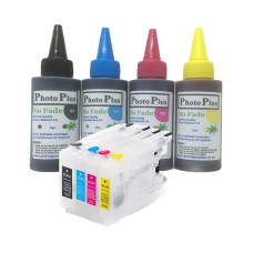 Brother Compatible LC1240 Refillable Cartridges with 400ml of Archival Ink. Brother Compatible LC1240 Refillable Cartridges with 400ml of Archival Ink.