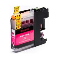 Compatible Cartridge for Brother LC125XL Magenta Ink Cartridge.