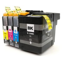 Compatible Cartridge Set for Brother LC129 / LC125, 4 Cartridge Set. Compatible Cartridge Set for Brother LC129 / LC125, 4 Cartridge Set.