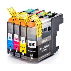 Compatible Cartridge Set for Brother LC223, 4 Cartridge Set. Compatible Cartridge Set for Brother LC223, 4 Cartridge Set.