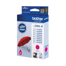 Genuine Cartridge for Brother LC225 Magenta Ink Cartridge.