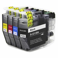 Compatible Cartridge Set for Brother LC3211, 4 Cartridge Set - CMYK. Compatible Cartridge Set for Brother LC3211, 4 Cartridge Set - CMYK.