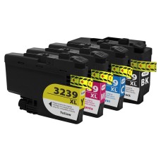 Compatible Cartridge Set for Brother LC3239XL, 4 Cartridge Set - CMYK. Compatible Cartridge Set for Brother LC3239XL, 4 Cartridge Set - CMYK.