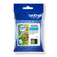 Genuine High Capacity XL Brother LC422XL Cyan Ink Cartridge. Genuine High Capacity XL Brother LC422XL Cyan Ink Cartridge.