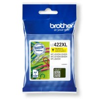Genuine High Capacity XL Brother LC422XL Yellow Ink Cartridge. Genuine High Capacity XL Brother LC422XL Yellow Ink Cartridge.