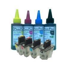 Brother Compatible LC900 Refillable Cartridges with 400ml of Archival Ink. Brother Compatible LC900 Refillable Cartridges with 400ml of Archival Ink.