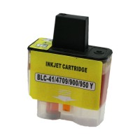 Yellow Compatible Ink Cartridge to replace a Brother LC900 Ink Cartridge.