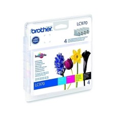 Brother LC970 Genuine Cartridge Set - CMYK. Brother LC970 Genuine Cartridge Set - CMYK.