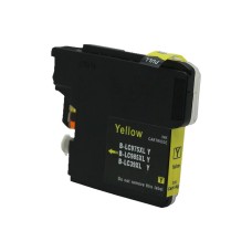 Compatible Cartridge for Brother LC980/LC985/LC1100 Yellow Ink Cartridge - XL. Compatible Cartridge for Brother LC980/LC985/LC1100 Yellow Ink Cartridge - XL.