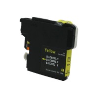 Compatible Cartridge for Brother LC980/LC985/LC1100 Yellow Ink Cartridge - XL.