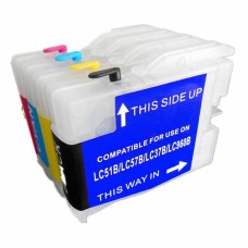 Refillable Cartridge Set For Brother LC985 Cartridges.