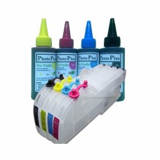 Brother Compatible LC985 Extended Refillable Cartridges with 400ml of Universal Ink.