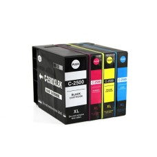 Compatible Cartridge for Canon PGI-2500 High Capacity Ink Cartridge Set. Compatible Cartridge for Canon PGI-2500 High Capacity Ink Cartridge Set.