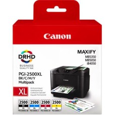 Genuine Cartridges for Canon PGI-2500XL BK/C/M/Y set of 4 Ink Cartridges. Genuine Cartridges for Canon PGI-2500XL BK/C/M/Y set of 4 Ink Cartridges.