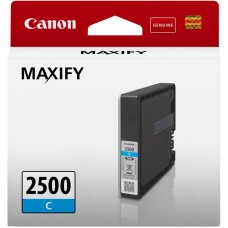 Genuine Cartridge for Canon PGI-2500C Cyan Ink Cartridge.