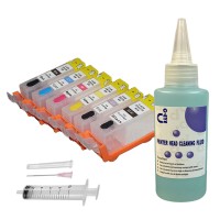 Cleaning Cartridge Kit for Canon Printers using PGI-520 - CLI-521 6 x Cartridges.