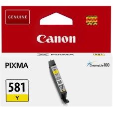 Genuine Cartridge for Canon CLI-581 Yellow Ink Cartridge.
