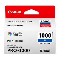 Genuine Cartridge for Canon PFI-1000B Blue Ink Cartridge. Genuine Cartridge for Canon PFI-1000B Blue Ink Cartridge.