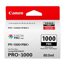 Genuine Cartridge for Canon PFI-1000BK Photo Black Ink Cartridge. Genuine Cartridge for Canon PFI-1000BK Photo Black Ink Cartridge.