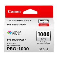 Genuine Cartridge for Canon PFI-1000PGY Photo Grey Ink Cartridge. Genuine Cartridge for Canon PFI-1000PGY Photo Grey Ink Cartridge.