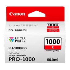 Genuine Cartridge for Canon PFI-1000R Red Ink Cartridge. Genuine Cartridge for Canon PFI-1000R Red Ink Cartridge.