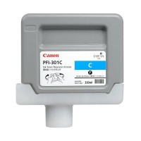 Genuine Cartridge for Canon PFI-301C Cyan Ink Cartridge. Genuine Cartridge for Canon PFI-301C Cyan Ink Cartridge.