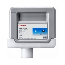 Genuine Cartridge for Canon PFI-303C Cyan Ink Cartridge. Genuine Cartridge for Canon PFI-303C Cyan Ink Cartridge.
