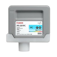 Genuine Cartridge for Canon PFI-301PC Photo Cyan Ink Cartridge.