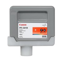 Genuine Cartridge for Canon PFI-301R Red Ink Cartridge.