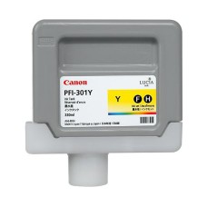Genuine Cartridge for Canon PFI-301Y Yellow Ink Cartridge.
