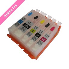 Refillable Edible Ink Cartridge Set for Canon PGI-570 - CLI-571 Cartridges Refillable Edible Ink Cartridge Set for Canon PGI-570 - CLI-571 Cartridges