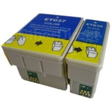Compatible Cartridge For Epson T036/T037 Cartridge Set. Compatible Cartridge For Epson T036/T037 Cartridge Set.