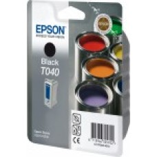 Epson Branded T040 Black Ink Cartridge. Epson Branded T040 Black Ink Cartridge.