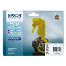 Epson Branded T0487 Ink Cartridge Set. Epson Branded T0487 Ink Cartridge Set.