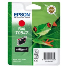 Epson Branded T0547 Red Ink Cartridge. Epson Branded T0547 Red Ink Cartridge.